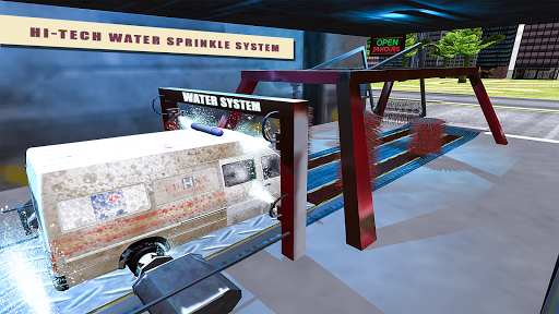Real Ambulance Truck Wash Simulator 2018 - Image screenshot of android app