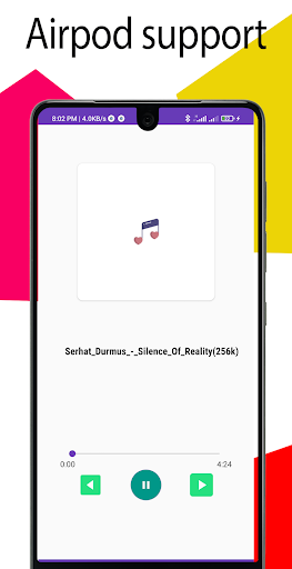 Bluetooth Music Player - Image screenshot of android app