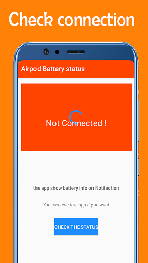 Bluetooth Battery Headset - Image screenshot of android app