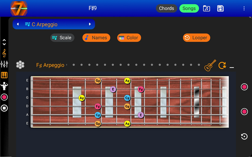 7 Pad : Scales and chords - Image screenshot of android app