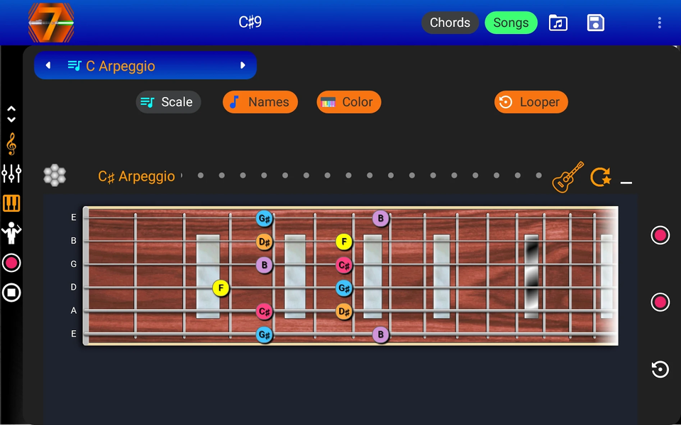 7 Pad : Scales and chords - Image screenshot of android app