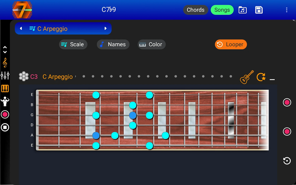 7 Pad : Scales and chords - Image screenshot of android app