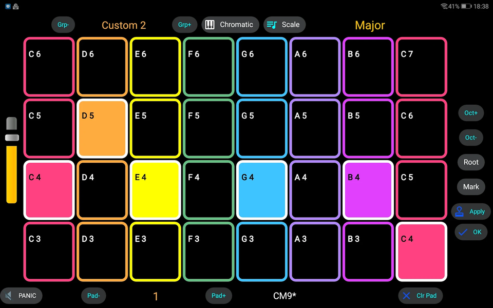 7 Pad : Scales and chords - Image screenshot of android app