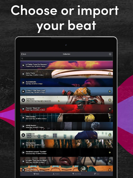 Rap Maker - Recording Studio - عکس برنامه موبایلی اندروید