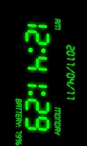 Battery Clock β - Image screenshot of android app