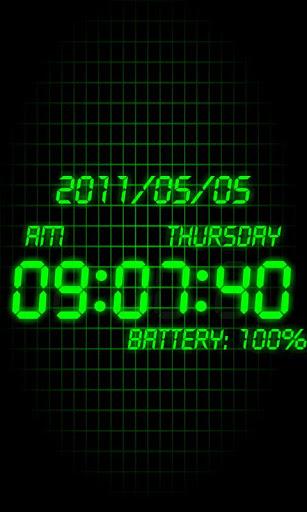 Battery Clock β - Image screenshot of android app