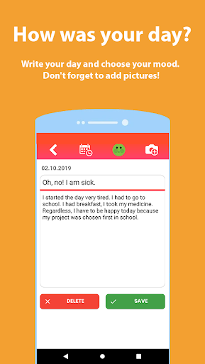 Diary with Fingerprint lock - عکس برنامه موبایلی اندروید