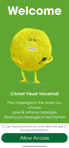 Cricket Visual Voicemail - Image screenshot of android app