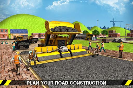 City Construction Road Builder - Gameplay image of android game