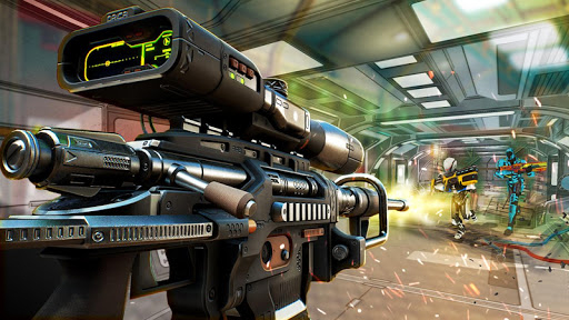 Robot Shooting Game: Gun Games - Gameplay image of android game