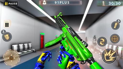 Robot Shooting Game: Gun Games - Gameplay image of android game