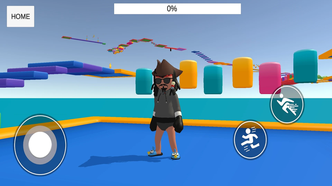 Easy Obby Parkour: Obbys Games - Gameplay image of android game