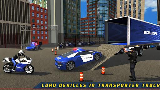 Police Plane Transporter Game - Gameplay image of android game