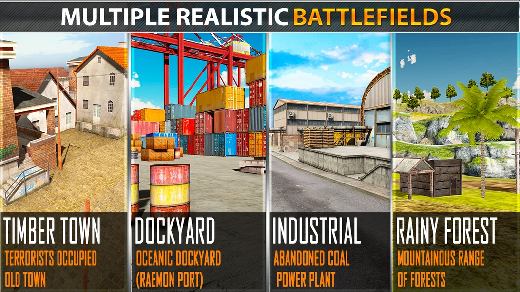 Police Fps Shooting Gun Games - عکس بازی موبایلی اندروید