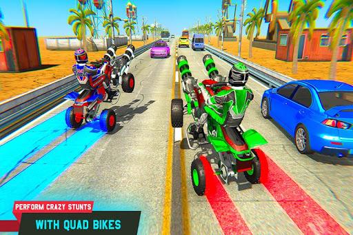 Quad Bike Racing - Bike Game - Gameplay image of android game
