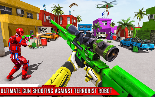 Fps Robot Shooting Games 2021 - Gameplay image of android game