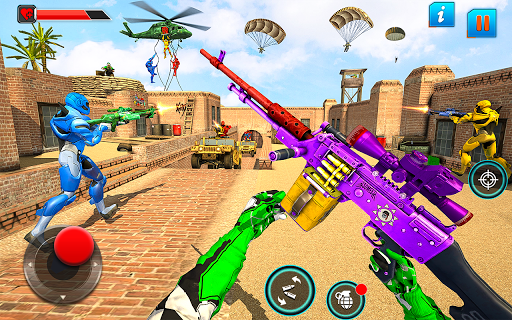 Fps Robot Shooting Games 2021 - Gameplay image of android game
