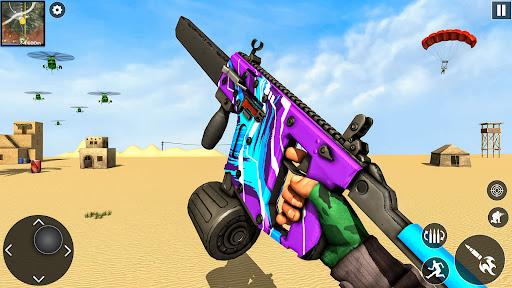 FPS Shooting game 3d gun game - Gameplay image of android game