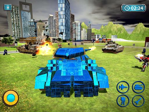Transform Robot Action Game - Gameplay image of android game