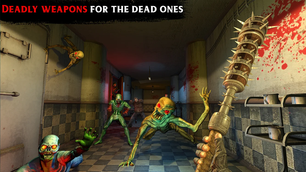Scary Zombie Gun Shooting Game - Gameplay image of android game