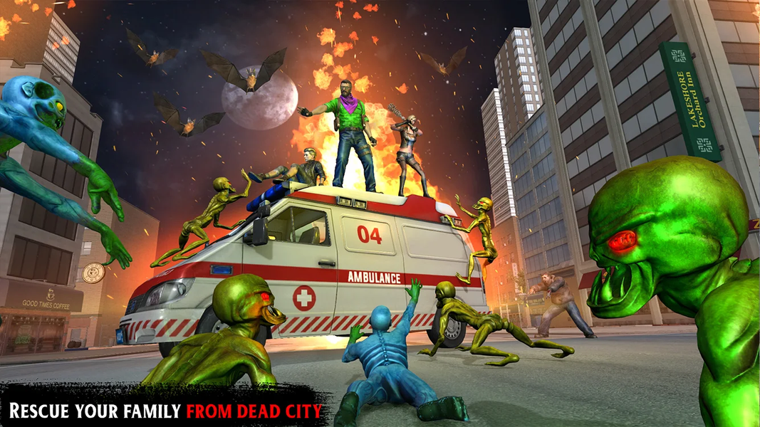 Zombie Games Offline - Gameplay image of android game