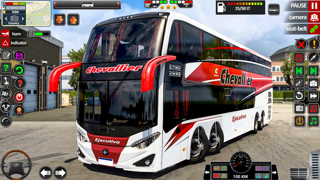 US Luxury Bus Driving Game ۳D - عکس بازی موبایلی اندروید