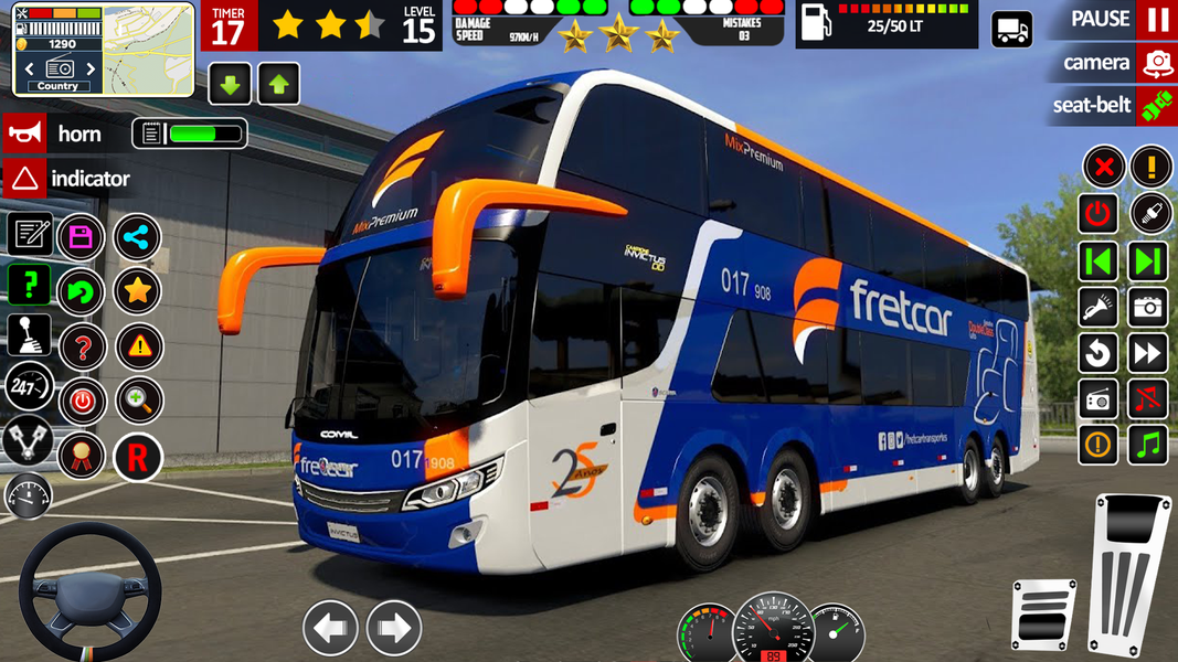 US Luxury Bus Driving Game ۳D - عکس بازی موبایلی اندروید