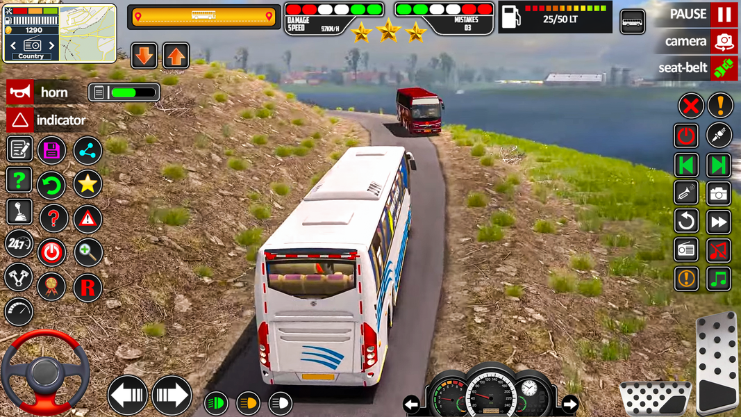 US Luxury Bus Driving Game ۳D - عکس بازی موبایلی اندروید