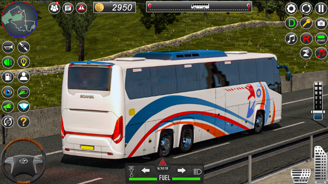US Luxury Bus Driving Game ۳D - عکس بازی موبایلی اندروید