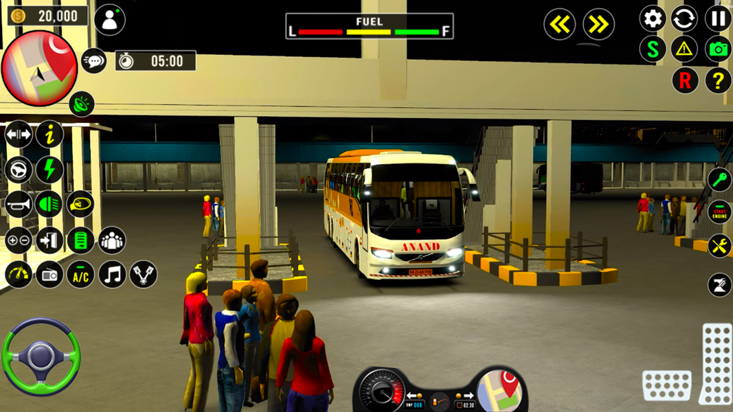 luxury Bus Driving : Bus Games - Gameplay image of android game