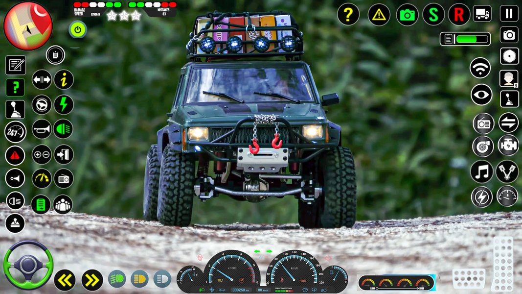 4x4 Jeep Driving Offroad Games - Gameplay image of android game