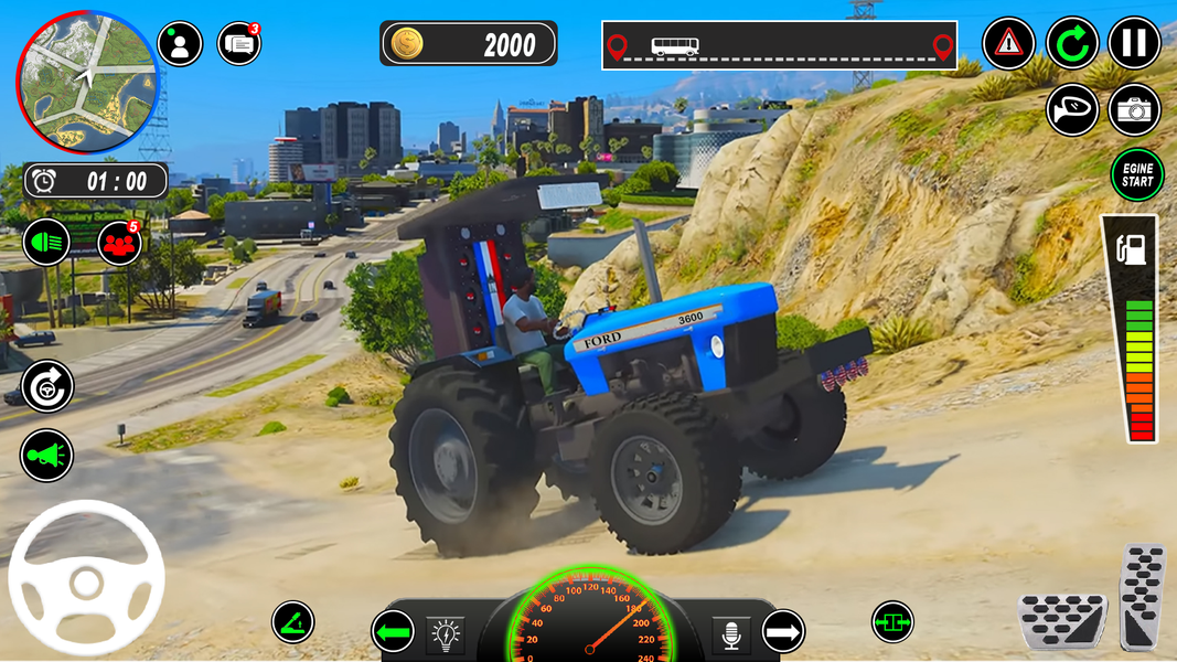 Farming Games 3d-Tractor Games - Gameplay image of android game