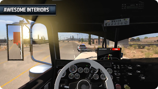 Euro Truck Driving simulator 2021 - Gameplay image of android game