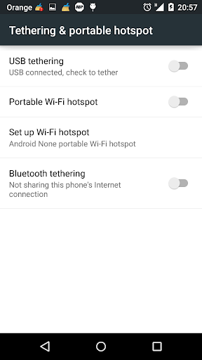 USB Tethering - عکس برنامه موبایلی اندروید