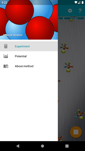 Molecular Dynamics - Image screenshot of android app