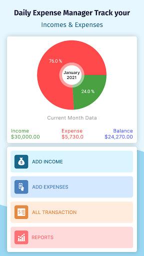 Expense Manager: Track Expense - عکس برنامه موبایلی اندروید