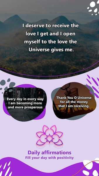 Positivity: Daily Affirmations - Image screenshot of android app