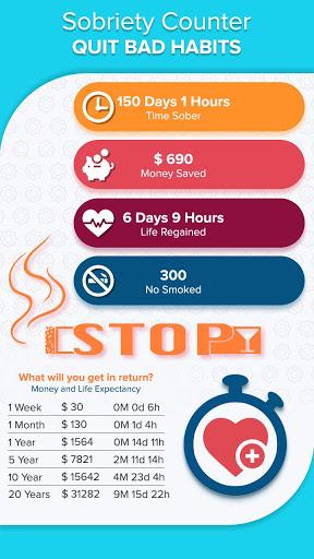 Sober Time: Sobriety Counter - عکس برنامه موبایلی اندروید