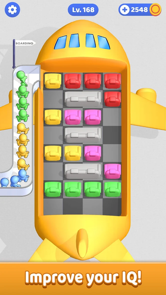 Plane Jam - Seat Sorting Games - عکس بازی موبایلی اندروید