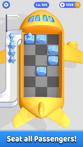 Plane Jam - Seat Sorting Games - Gameplay image of android game