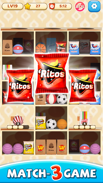 Goods Sort 3D: Tidy Puzzle - Gameplay image of android game