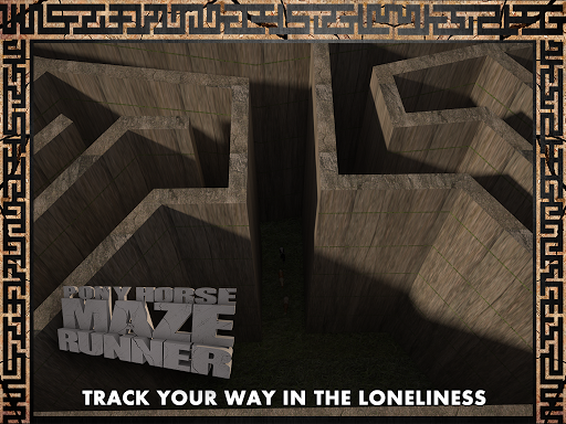 Pony Horse Maze Run Simulator - Gameplay image of android game