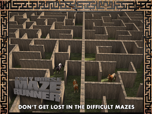 Pony Horse Maze Run Simulator - Gameplay image of android game
