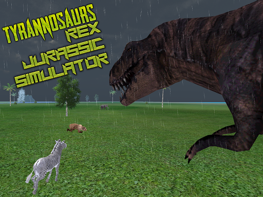 Tyrannosaurus Rex Jurassic Sim - Gameplay image of android game