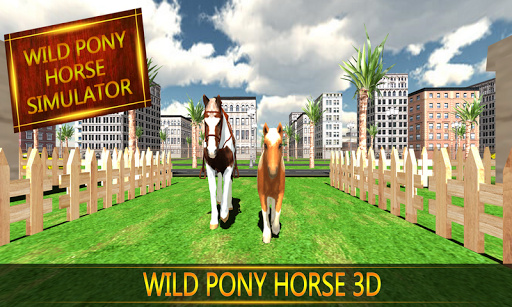 Wild Pony Horse Simulator 3D - عکس بازی موبایلی اندروید