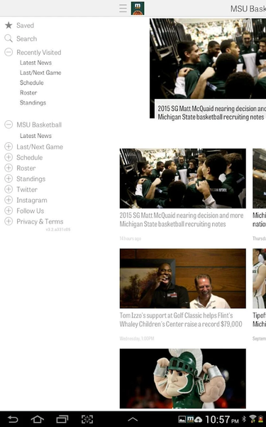 MLive.com: MSU Basketball News - عکس برنامه موبایلی اندروید