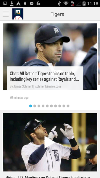 MLive.com: Detroit Tigers News - Image screenshot of android app