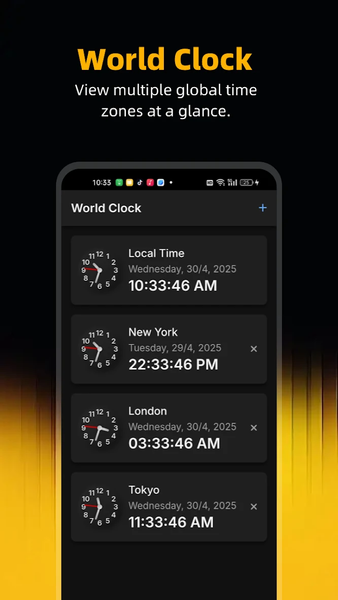 GlobeTime: World Clock - Image screenshot of android app