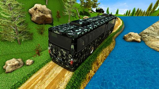 Army Bus Driving Simulator - Gameplay image of android game