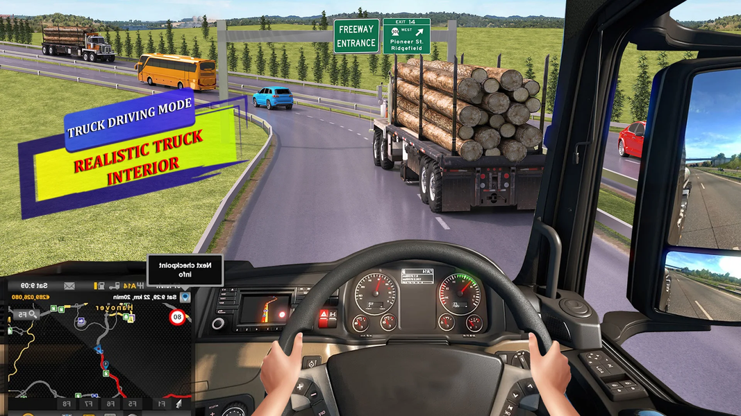 Truck Simulator US Truck Games - Gameplay image of android game